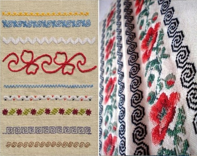 орнаменти у вишивці, кривий танець орнаменти у вишивці, кривий танець