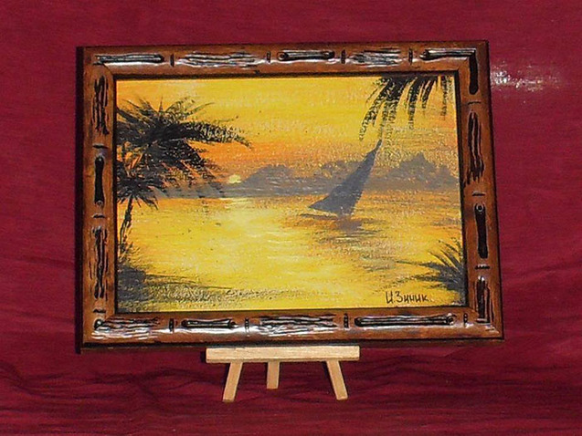 Українка Ірина Зіник малює унікальні картини праскою 1/1