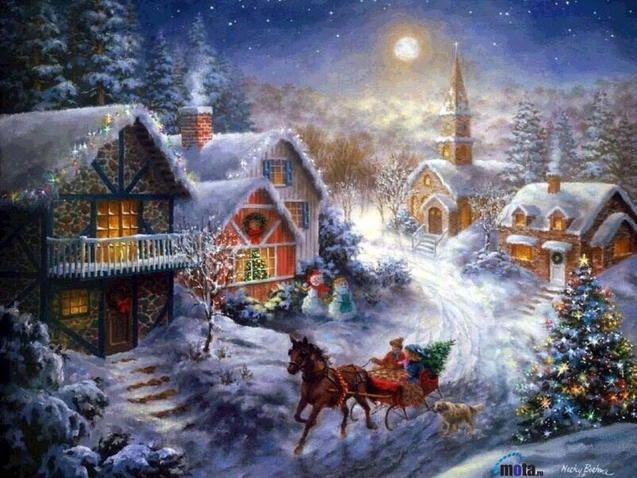 зимові свята Святий Миколай Різдво Новий рік