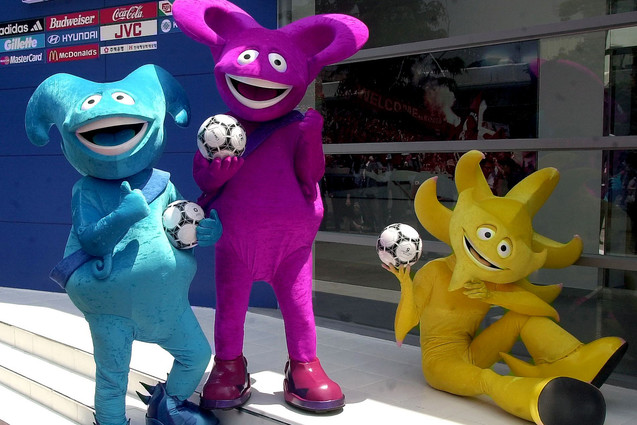 Талісмани ЧС. Південна Корея/Японія 2002: Цифрове Тріо Aтo, Нік та Каз Талісмани ЧС. Південна Корея/Японія 2002: Цифрове Тріо Aтo, Нік та Каз