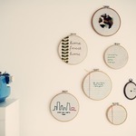 Кільце для вишивання в інтер'єрі Кільце для вишивання в інтер'єрі