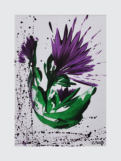 Українка Ірина Зіник малює унікальні картини праскою 1/1