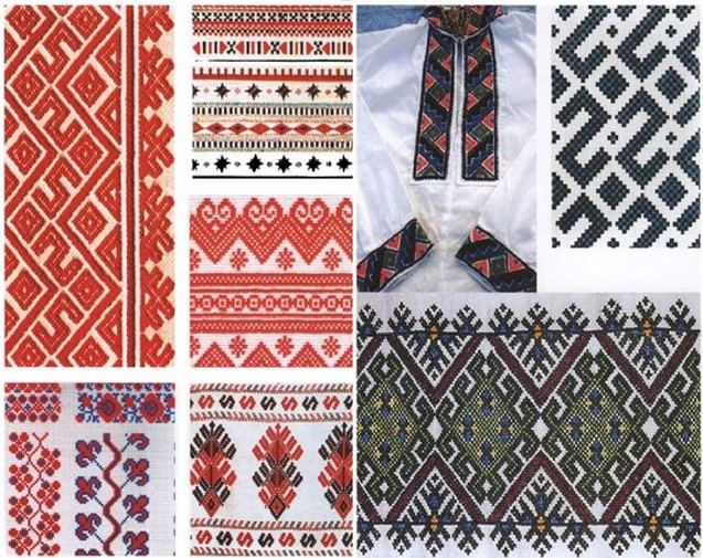 орнаменти у вишивці, ключі орнаменти у вишивці, ключі