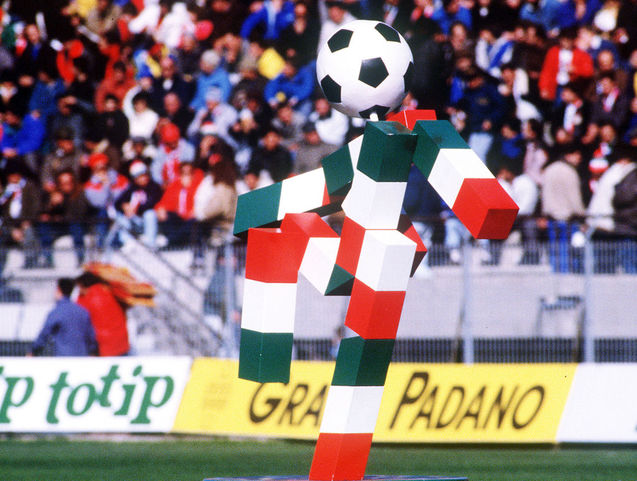 Талісмани ЧС. Італія 1990: Чао, конструкція людини Талісмани ЧС. Італія 1990: Чао, конструкція людини