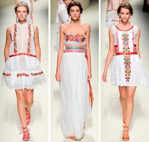 вишиванка на подіумі вишиванка на подіумі