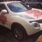 наклейки для авто - вишивка (фото) наклейки для авто - вишивка (фото)